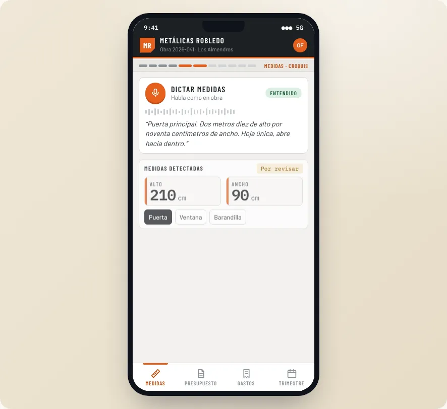 Mockup de Oficios y gremios, vista de móvil